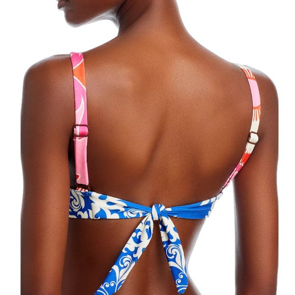 Triangle Bikini Top Embroidered S - Picture 2 of 9